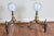 Pair of Regency Brass & Murano Glass Ball Andirons For Sale In Washington DC - Image 6 of 8