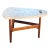 Vintage Biomorphic Terrazzo-Top Side Table With Wood Base For Sale