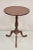 Vintage Sheridan Federal Style Mahogany Wood Tilt Top Accent Side Tea Table. Item features a round tilting top, tripod...
