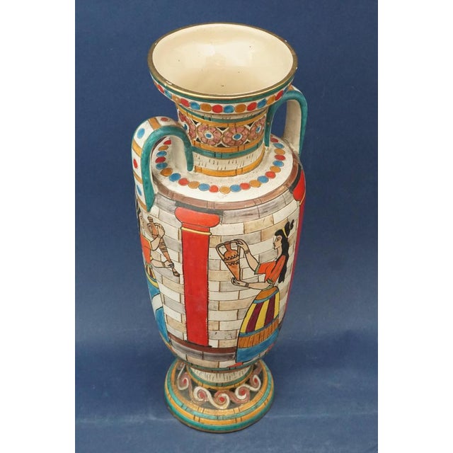 Vintage Ceramic Vase by Cima C.I.M.A. Deruta, 1930s For Sale - Image 6 of 18