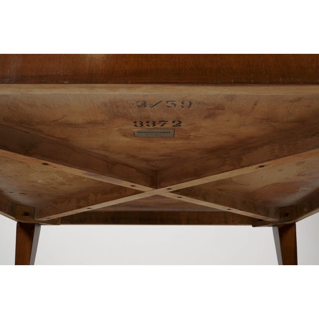 Late 20th Century Late 20th Century John Widdicomb Mahogany Square Coffee Table, 34 Inches For Sale - Image 5 of 6