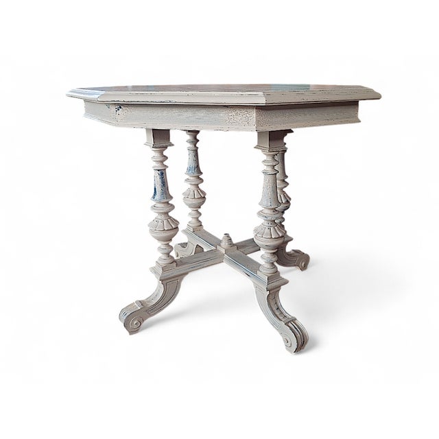 Antique Gründerzeit Dining Table in Wood, Germany, 1900 For Sale - Image 5 of 9