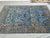 Blue Sultani Wool Area Rug With Persian Floral Design, 6'6" X 9'10" For Sale - Image 6 of 14