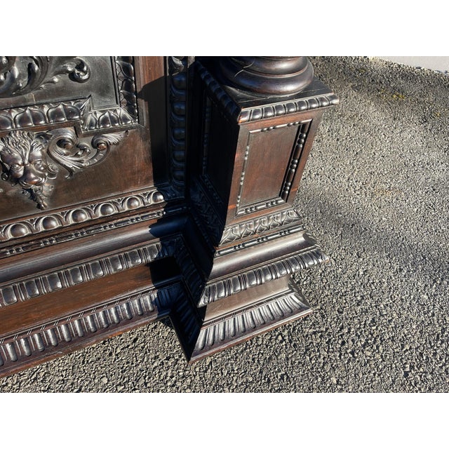 Renaissance Oak Cabinet, 1870s For Sale - Image 14 of 18