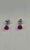1 Carat Solitaire Natural Ruby Earrings 4 Prongs Screw Back 14 Karat White Gold For Sale - Image 17 of 18