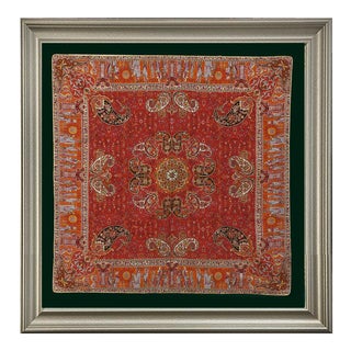 Persian Silk Termeh Tapestry Perspolis Design For Sale