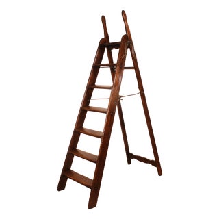 19th Century Library Ladder, 1890s For Sale