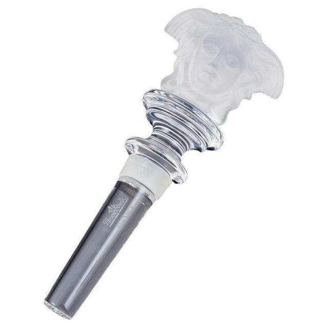 Crystal Stopper with Head of Medusa by Rosenthal for Versace, 1990s For Sale - Image 6 of 6