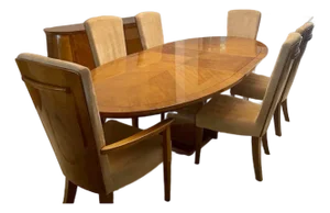Late 20th Century Art Deco Style Modern Table and Chairs