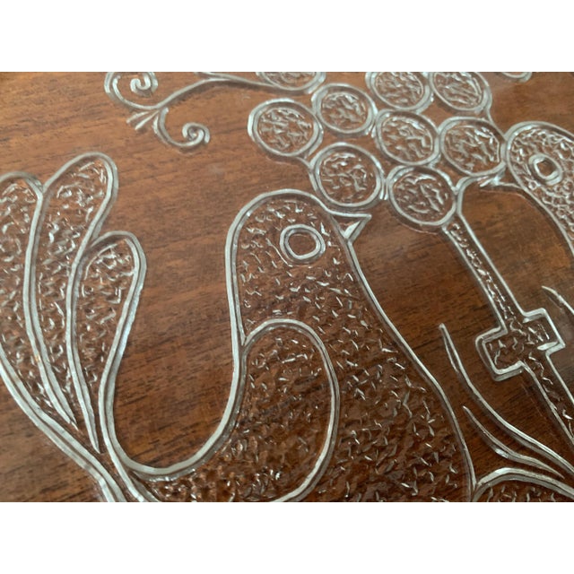 Kosta Boda Mid-Century Swedish Glass Plate from Kosta Boda For Sale - Image 4 of 18