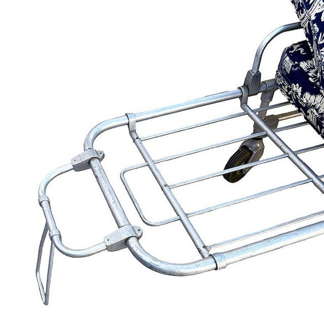 Metal 1940 #21 Posture Cot Ambulance Stretcher by Ferno-Washington Inc.or Chaise Lounge For Sale - Image 7 of 15