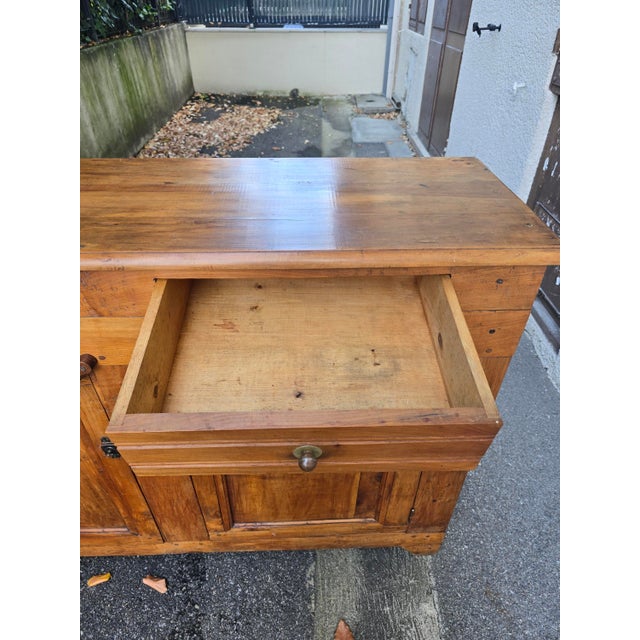 Antique Farmhouse Sideboard in Cherry Wood, 1900 For Sale - Image 9 of 13
