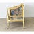19th Century Dutch Painted Parcel Gilt Settee with New Upholstery For Sale - Image 4 of 15