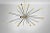 Italian Brass Sputnik Chandelier, 1950s For Sale - Image 4 of 7