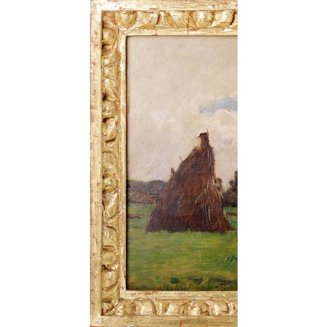 Marques de Oliveira, As Mêdas, Oil Painting on Wood For Sale - Image 5 of 8