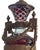 Tall Statement Antique Ruby Cut to Clear Crystal Lidded Urn With Second Empire Style Bronze Mounts For Sale - Image 4 of 18