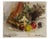 Watercolor on heavy paper mounted on wooden panel, realized by Carlo Ravagnan in 1973. Hand signed lower left. Dated on...