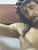 Antique Polychrome Wooden Crucifix, 1890s For Sale - Image 10 of 18