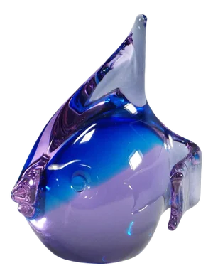 Murano Fish Sculpture by Livio Seguso for Gral Germany Ca. 1970ties
