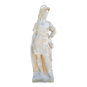 Vintage Etruscan Concrete Statue
