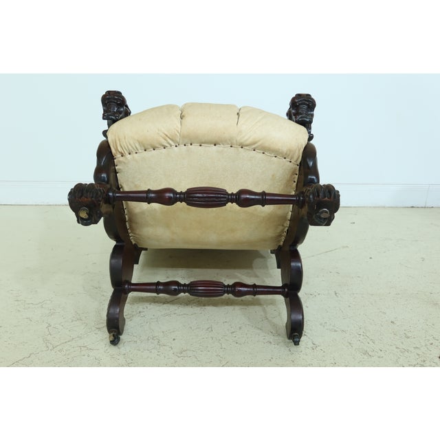Pair Karpen Antique Victorian Sleepy Hollow Chairs Chairish