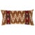 Traditional Schumacher Samar Ikat Velvet Lumbar Pillow in Gold For Sale - Image 3 of 3