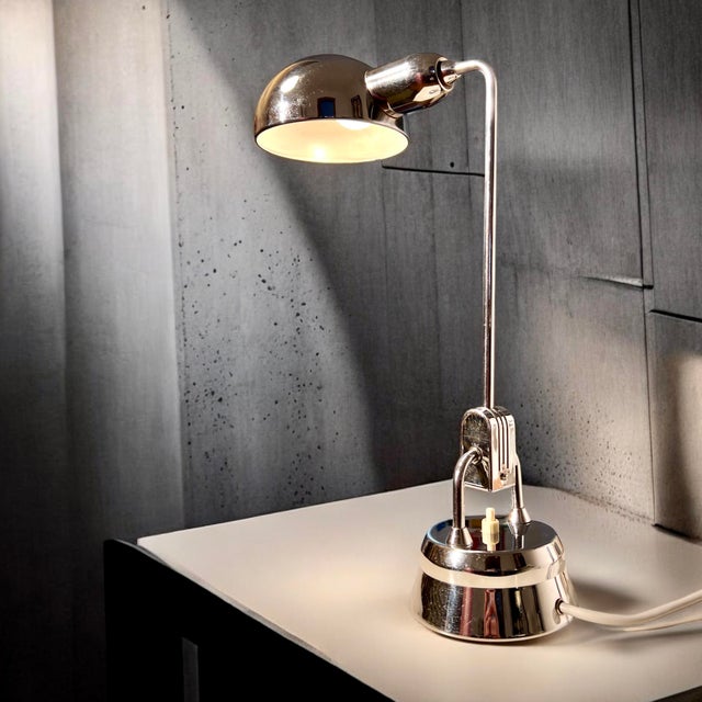 Art Deco France Table Lamp by Charlotte Perriand for Jumo, 1932 For Sale - Image 10 of 16