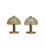 Brass and Relief Glass Mushroom Table Lamps from Peill & Putzler, 1970s, Set of 2 For Sale - Image 12 of 12