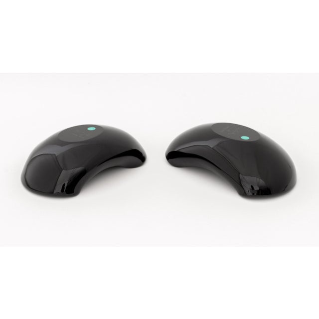 Glass Elsa Peretti X Tiffany & Co. Black Glass Dishes, 2 For Sale - Image 7 of 10