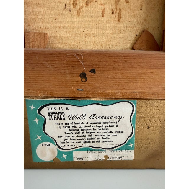 Mid 20th Century Antonio De Vity (1901-1993) Italian Oil Painting Venice Canal Gondola Cityscape For Sale - Image 9 of 12