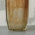 Glass Mid-Century Wavy Orange Art Glass Vase, 1970s For Sale - Image 7 of 9