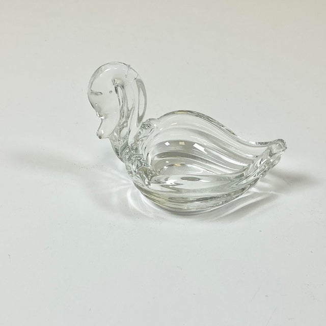1950s Vintage Hollywood Regency Art Deco Swan Salt Cellars & Butter Dish - Set of 10. For Sale - Image 9 of 18