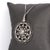 Crafted in genuine platinum, this radiant flower pendant showcases brilliant earth-mined diamonds for a classic yet...
