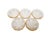 Art Deco Dessert Service from Niemen Glassworks, Poland, 1930s, Set of 5 For Sale - Image 10 of 11