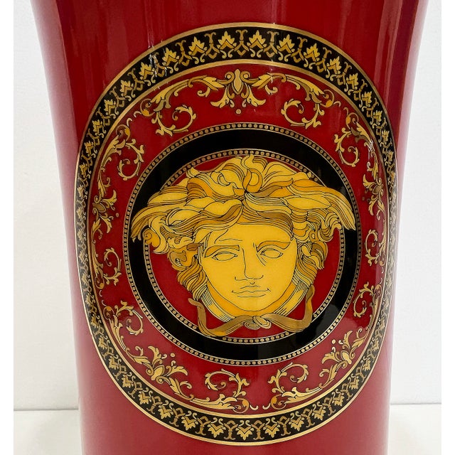 Ceramic Gianni Versace "Medusa" Vase for Rosenthal Porcelain For Sale - Image 7 of 9