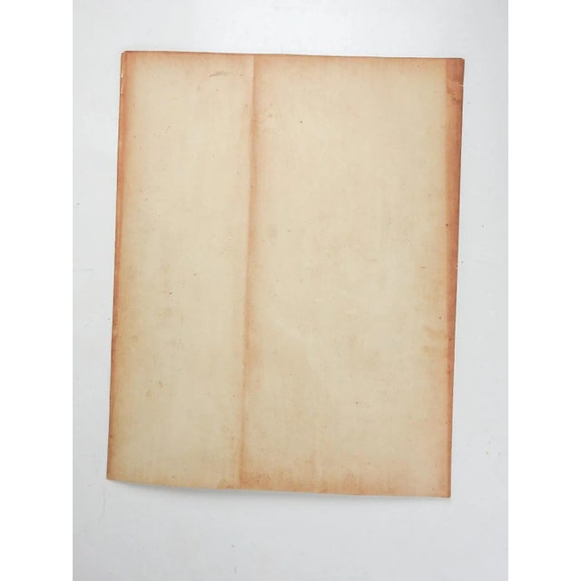 Mid 19th Century Antique Mid 19th Century Watercolor Portrait Painting of Young Woman For Sale - Image 5 of 5