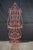 Vintage French Style Red Scrolled Wrought Iron Four-Tier Corner Etagere Stand For Sale - Image 12 of 18
