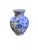 Chinese Vintage Chinese Blue and White Floral Vase For Sale - Image 3 of 6