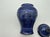 Vintage Moroccan Safi Assif Poterie Blue Lidded Jar 12” Handcrafted Pottery For Sale - Image 6 of 6