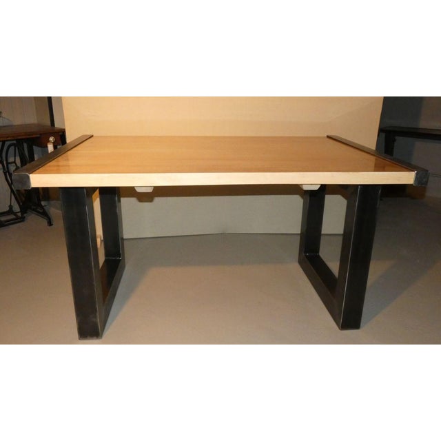 Italian Industrial Maple Dining Table from Officina di Ricerca, 1990s For Sale - Image 12 of 18