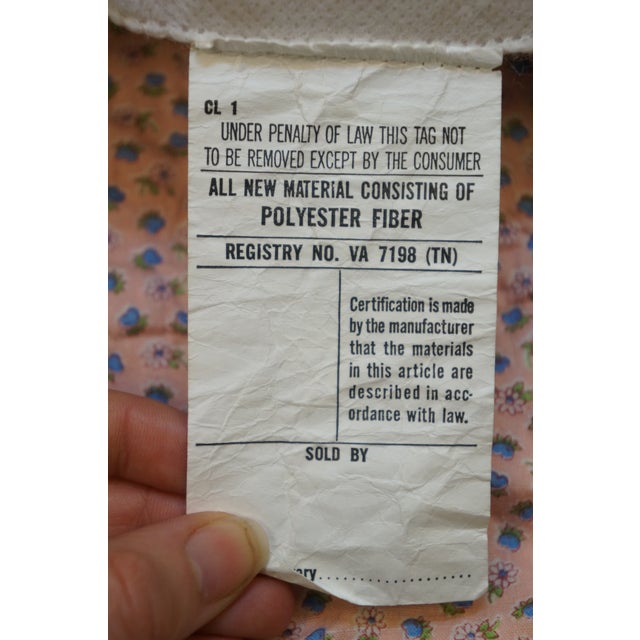 Vintage Solid Oak Baby Doll Sized Rocking Cradle Crib W Cushion & Quilt 27" For Sale - Image 17 of 17