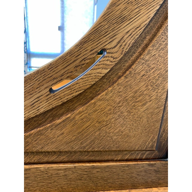Brown Late 19th Century Rolltop Desk For Sale - Image 8 of 14
