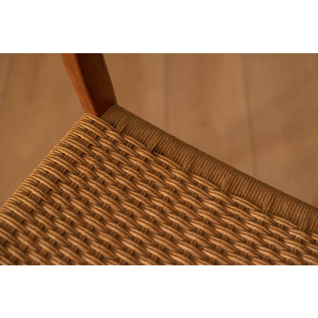 Set of Six Danish Modern Teak and Paper Cord Niels O. Moller Dining Chairs 71 For Sale - Image 16 of 18