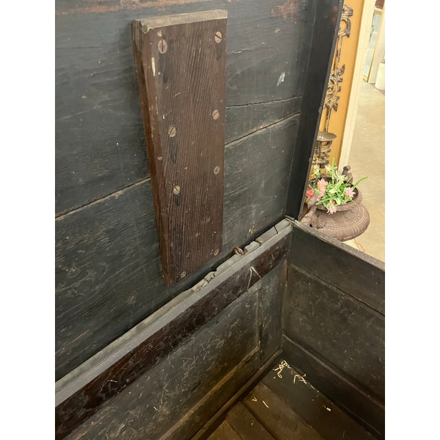 Late 1700’s Oak English Dowry Chest For Sale - Image 11 of 12