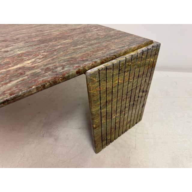 Vintage Eye-Shaped Marble Table, 1990s For Sale - Image 11 of 13