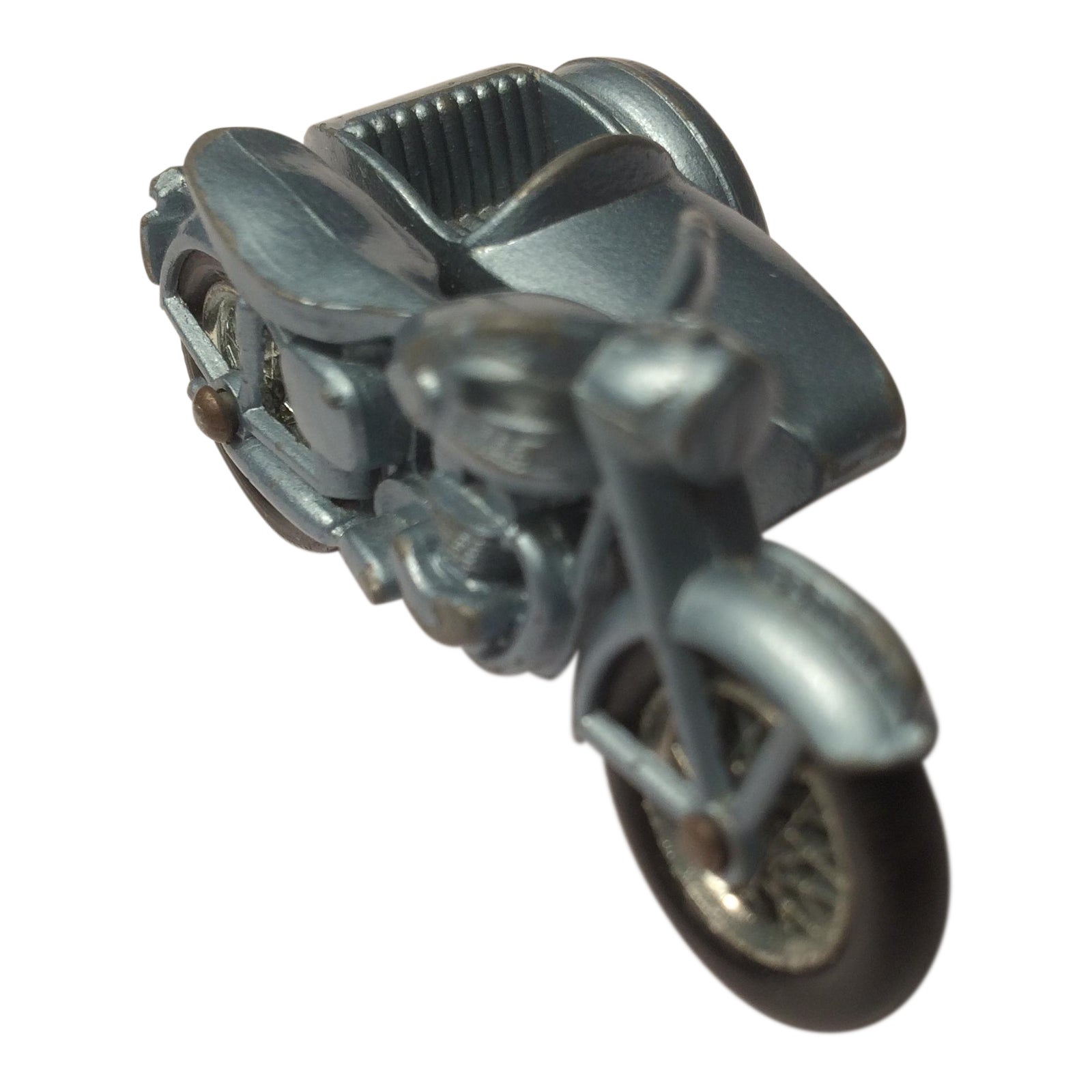 Matchbox No.4 Blue Triumph Motorcycle With Sidecar | Chairish