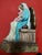 Polychrome Plaster Statue of Virgin of the Sacred Heart and Jesus, 19th Century, in Good conditions. Designed before 1890