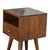 Mini Chestnut Nightstand With Shelf For Sale - Image 4 of 8