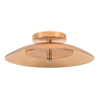 Signal Bathroom Flush Mount Ceiling Light, Copper, by Souda, Modern, Minimal, Led, Surface Mount Lamp For Sale