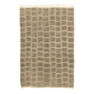 Hand-Knotted Wool Rug by Azele Studio For Sale
